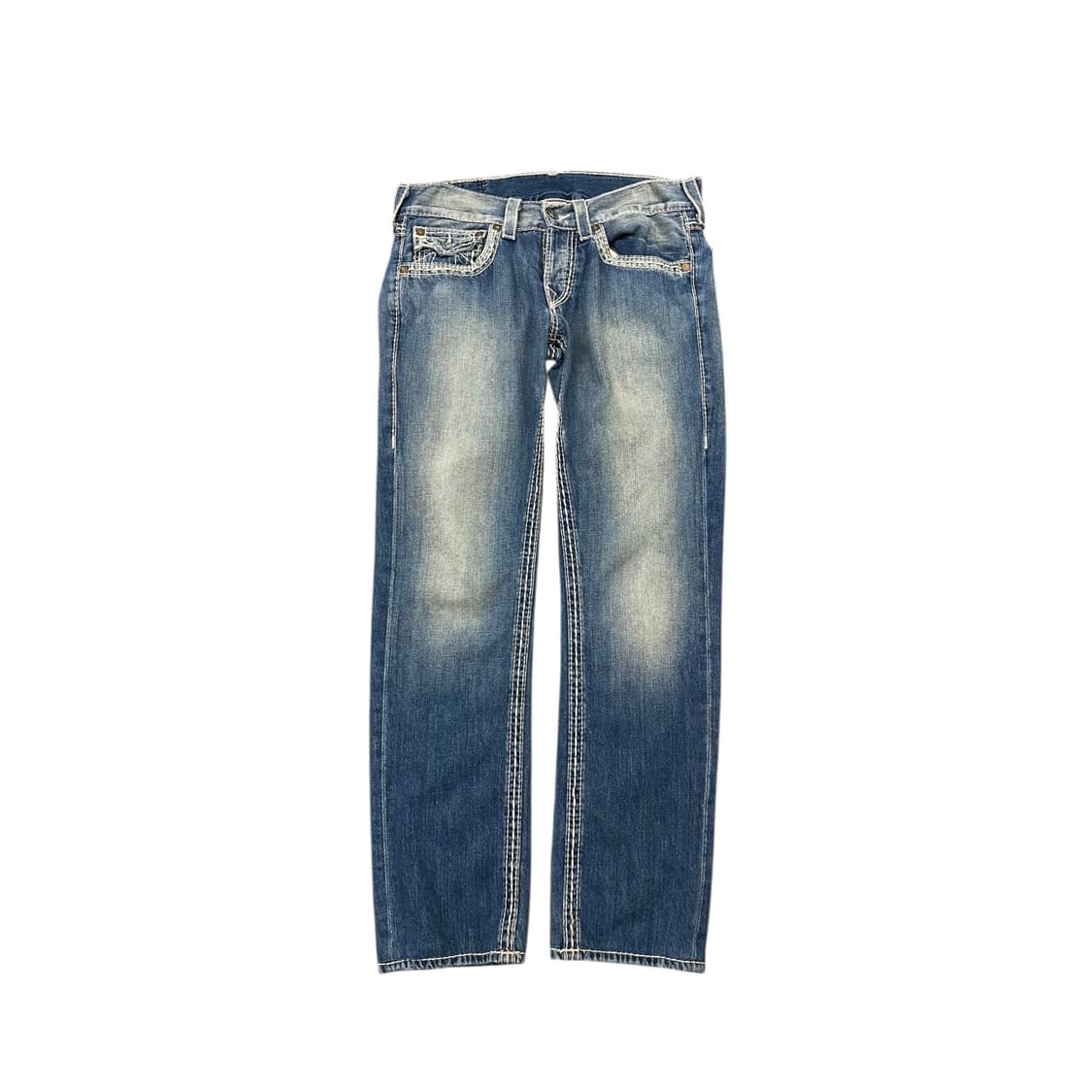 트루릴리전 빅스티치 슬림핏 데님팬츠 made in usa 상품이미지2