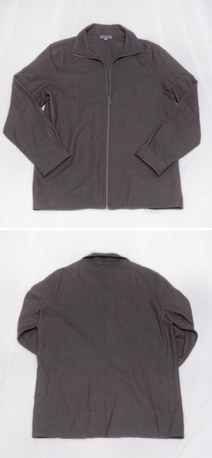 코스 (COS) 퓨어울 집업 포켓리스 소프트 자켓 (100-105) 상품이미지2