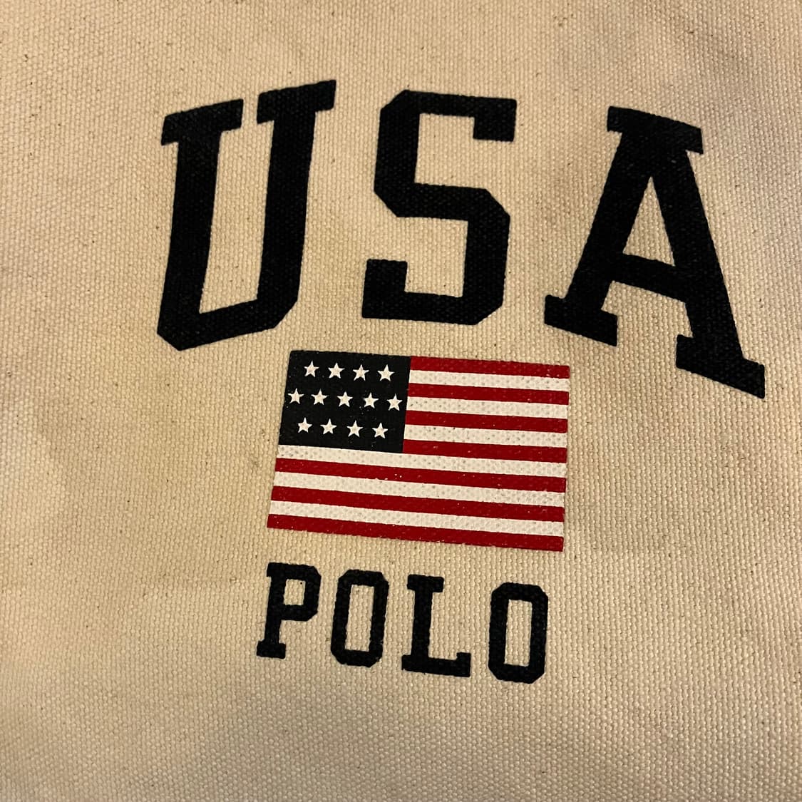 폴로 랄프로렌 성조기 프린팅 캔버스 토트백 상품이미지2