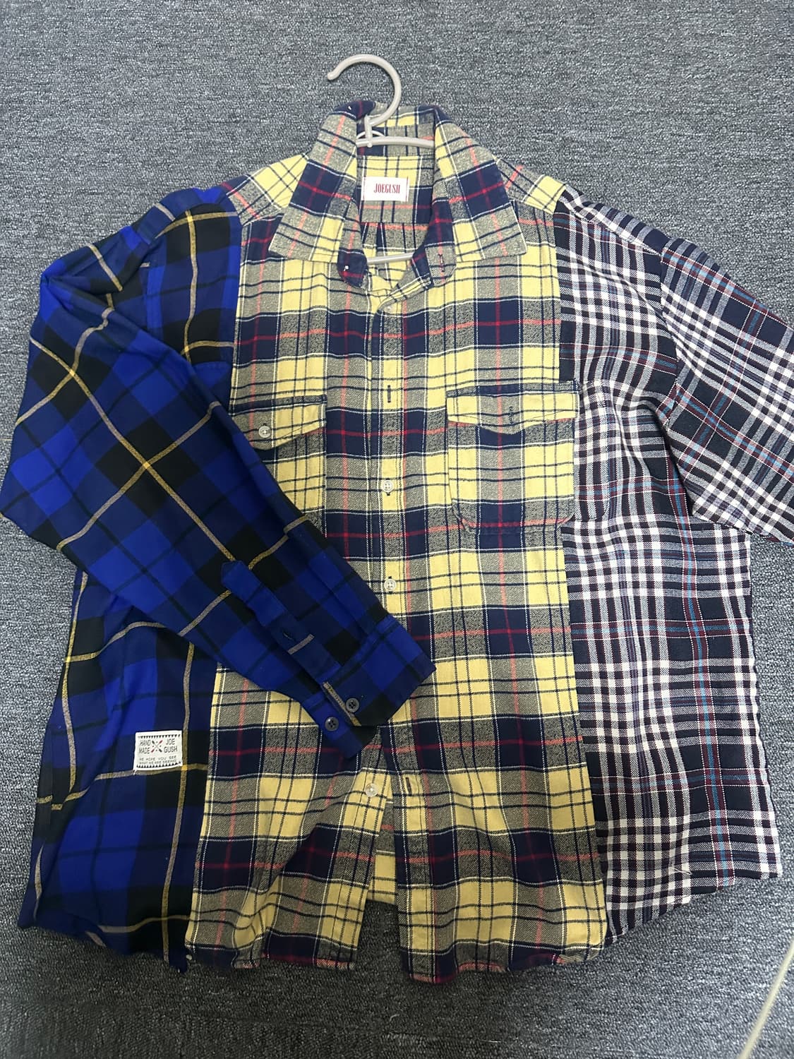 리빌드 바이 니들스 체크셔츠 L 상품이미지1