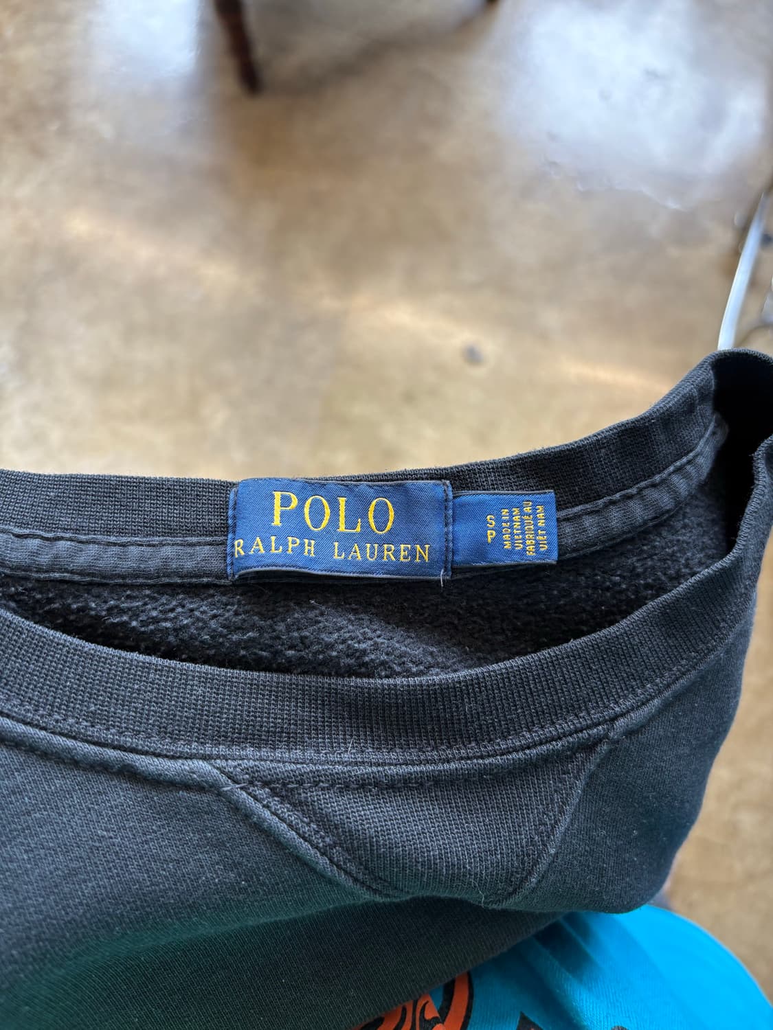 폴로 블랙 맨투맨 상품이미지4