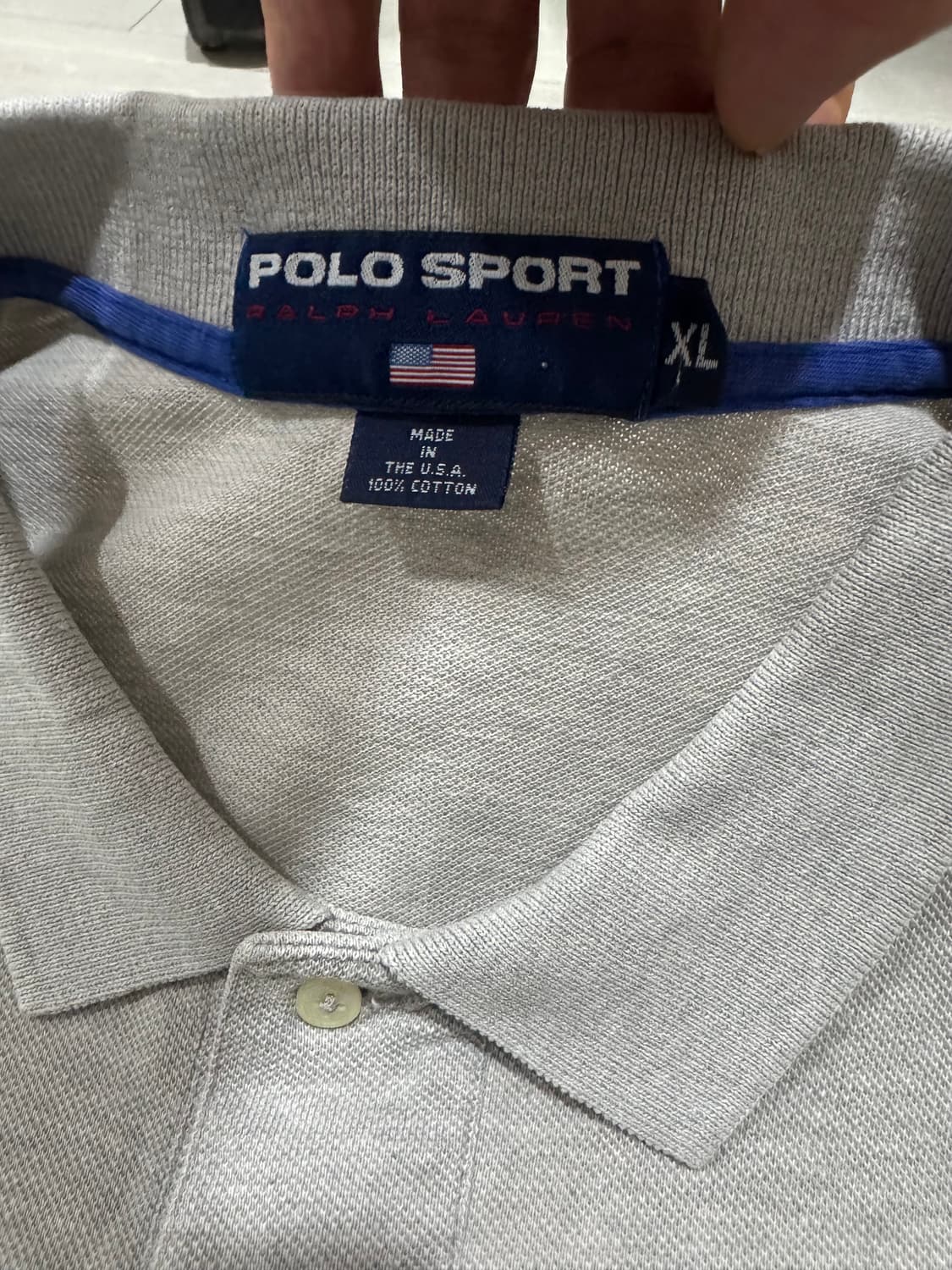 폴로 스포츠 POLO 로고 빅사이즈 카라티 상품이미지2