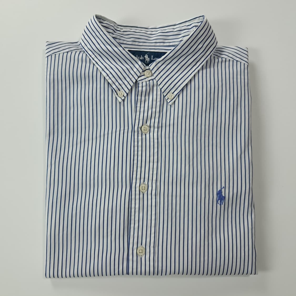 CK561 XL 폴로 00s 블루블랙 스트라이프 셔츠 남방 상품이미지8