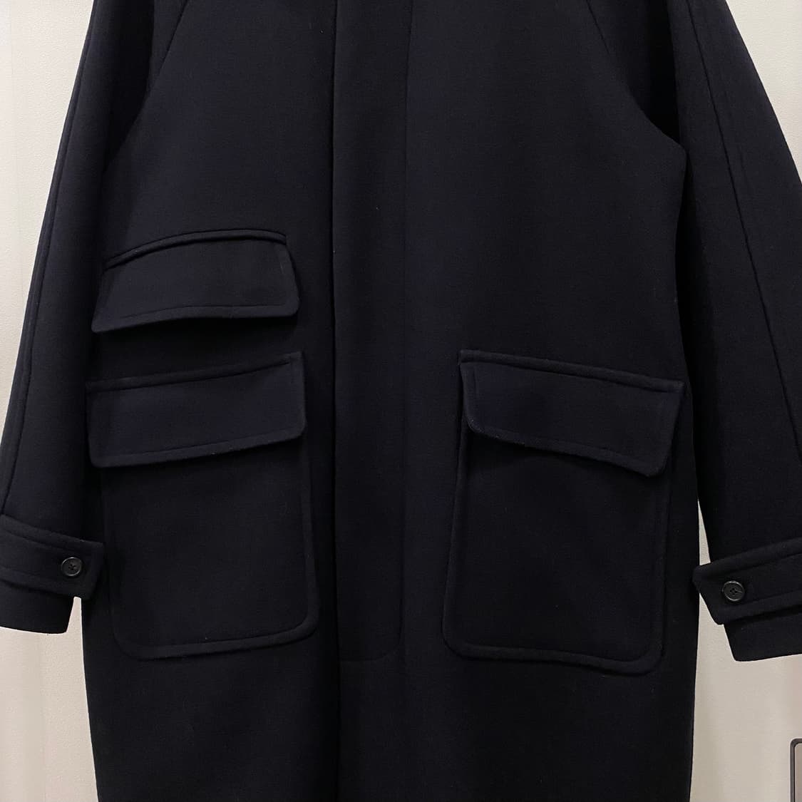 아웃스탠딩 메리노울 롱 발마칸 코트 상품이미지4