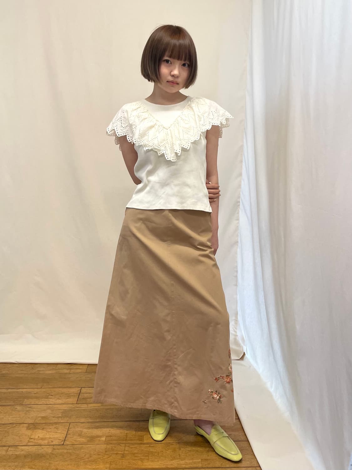 BEAMS frill top 상품이미지3