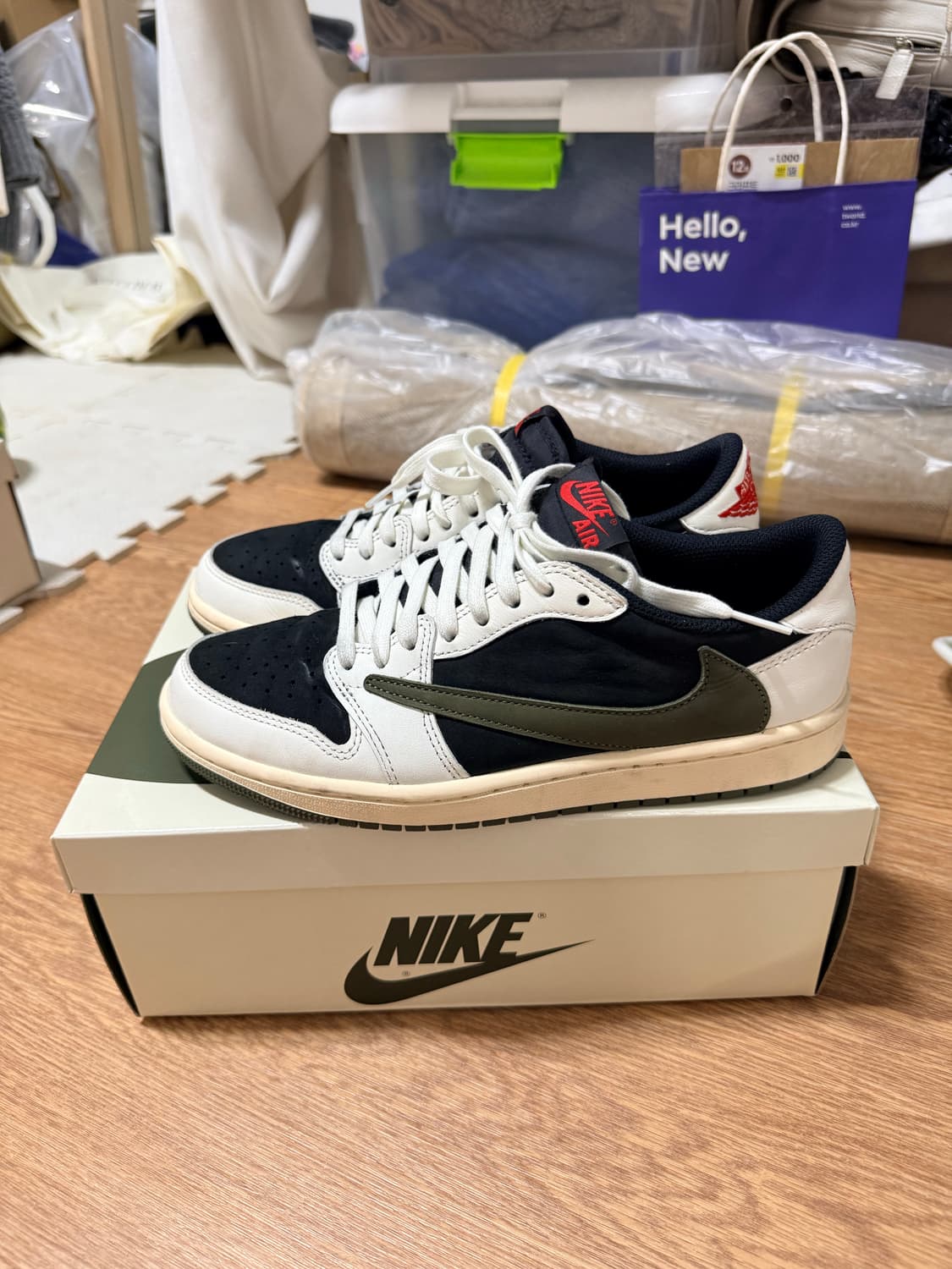 [260] (W) 조던 1 x 트래비스 스캇 레트로 로우 OG SP 미디 상품이미지2