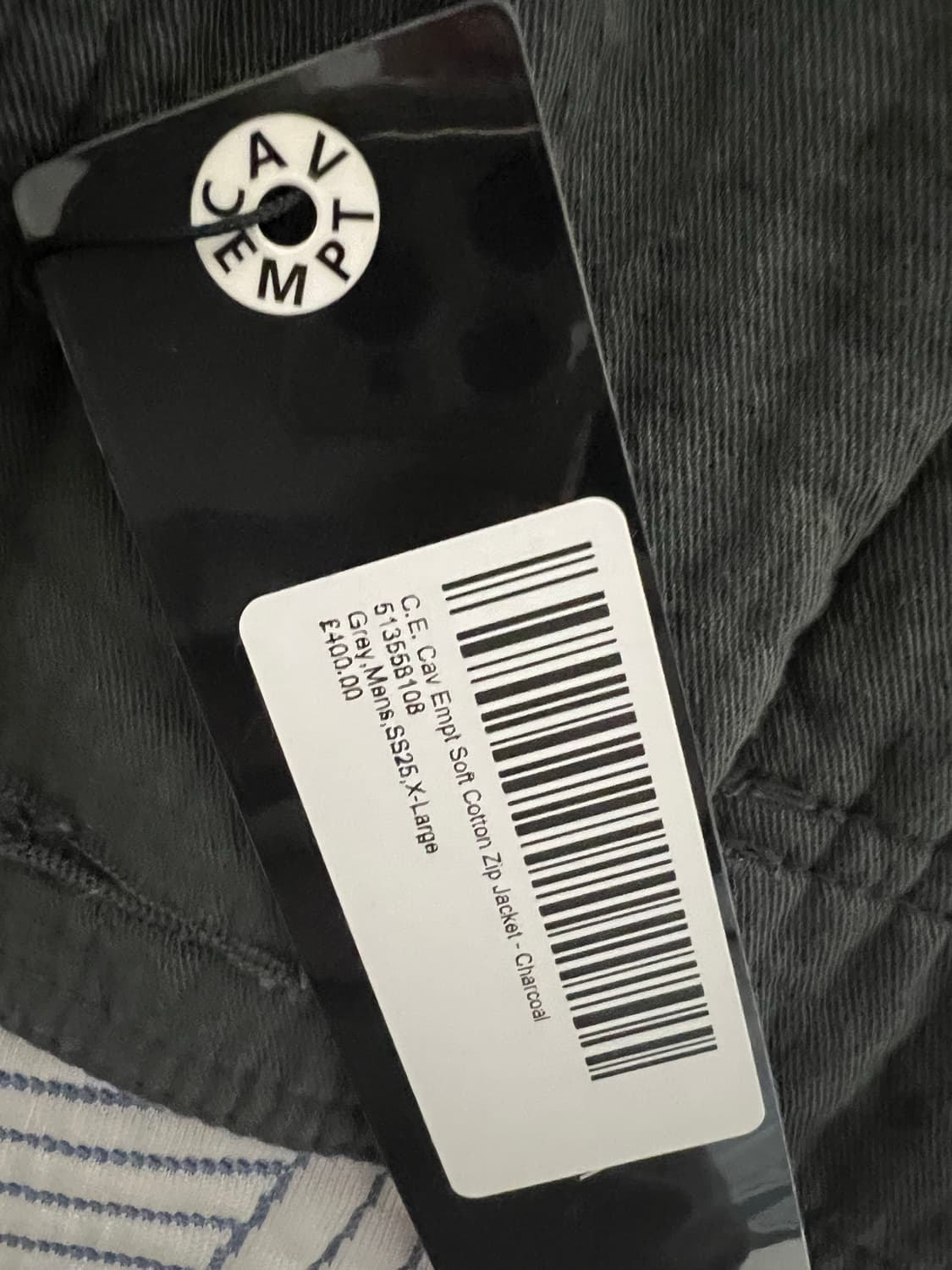 카브엠트 소프트 코튼 집 자켓 (XL) 상품이미지5