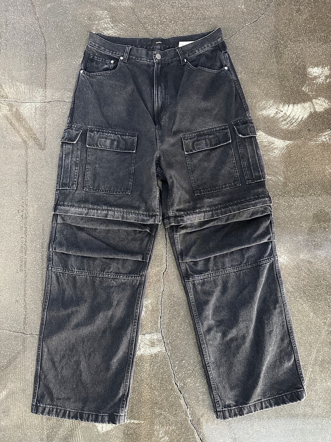 [L] MNGU 컨버터블 카고 데님 팬츠 상품이미지3