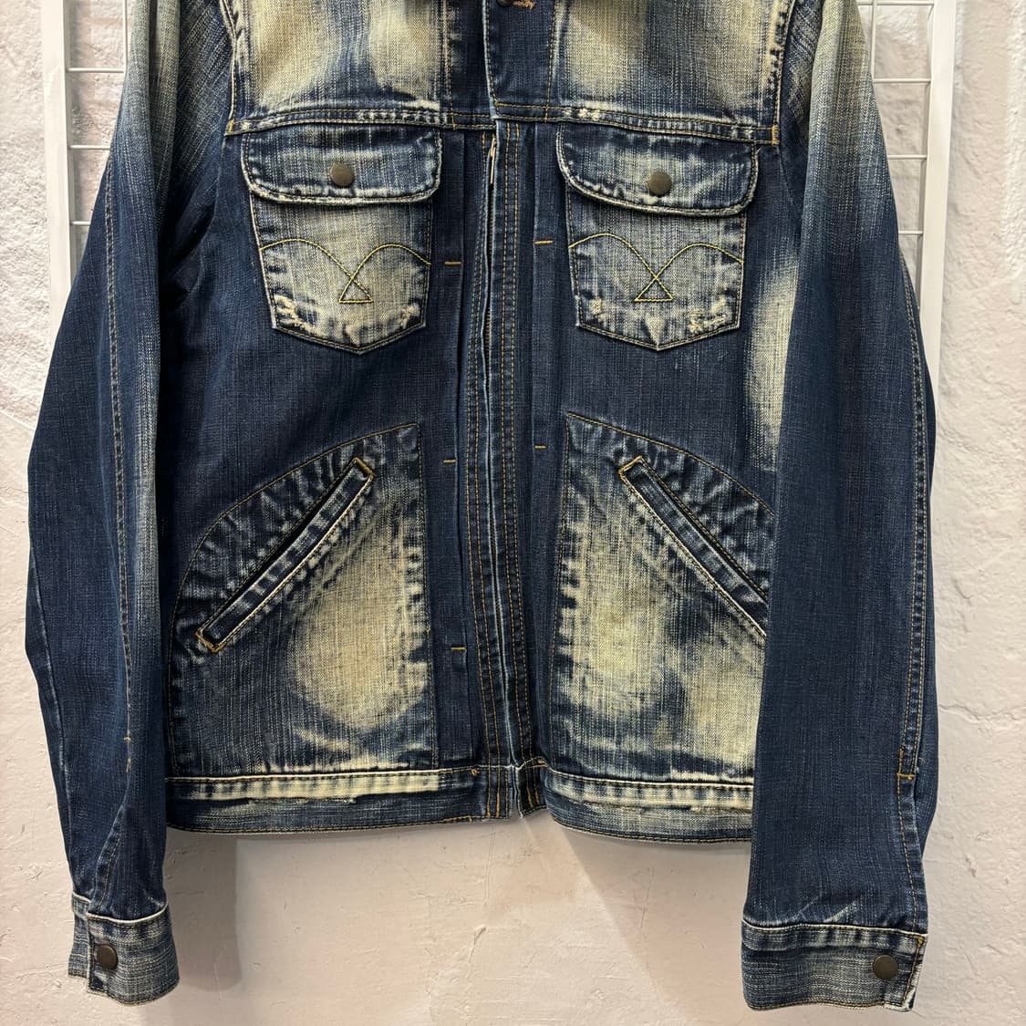 VTG 빈티지 데님 워싱 자켓 L 상품이미지4