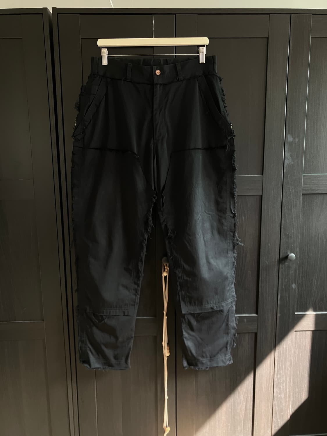 N.HOLLYWOOD raw edge nylon pants 상품이미지1