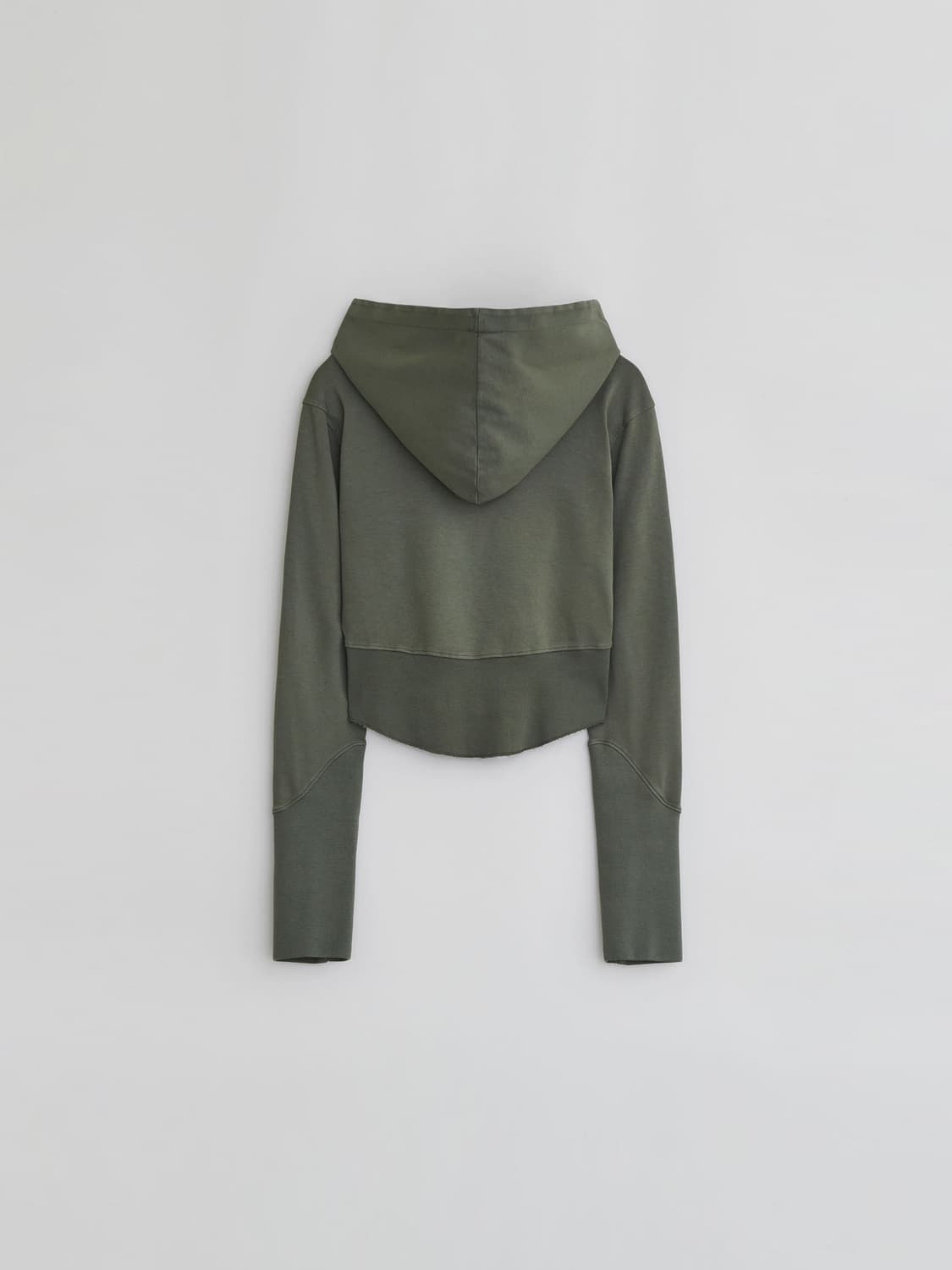 EE WOMENS CURVED HOODED SWEAT ZIP JACKET 상품이미지2