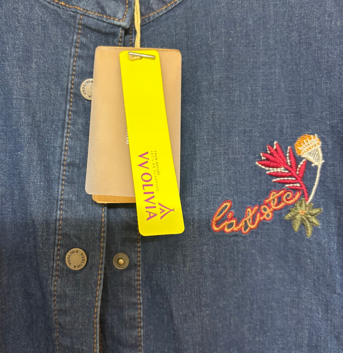 새 상품 ) AV OLIVIA 데님 롱 남방 자켓 105 상품이미지4