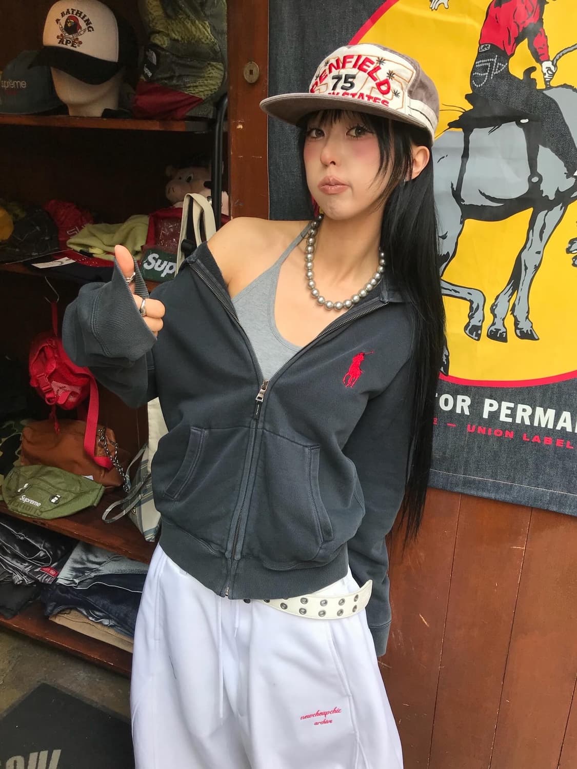 Polo Red Pony Hood Zip-Up 상품이미지3