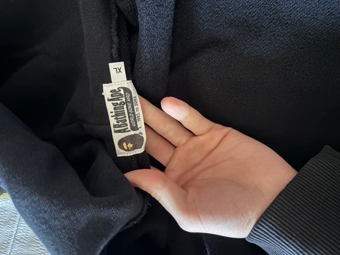 베이프 반카모 샤크 후드집업 xl 상품이미지3