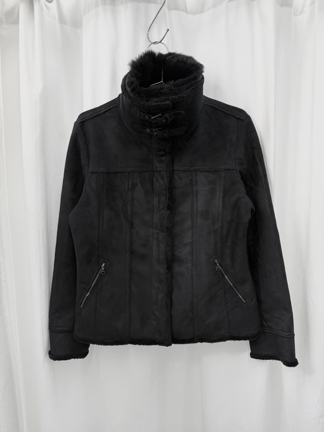 advance 스웨이드 버클 무스탕 상품이미지1