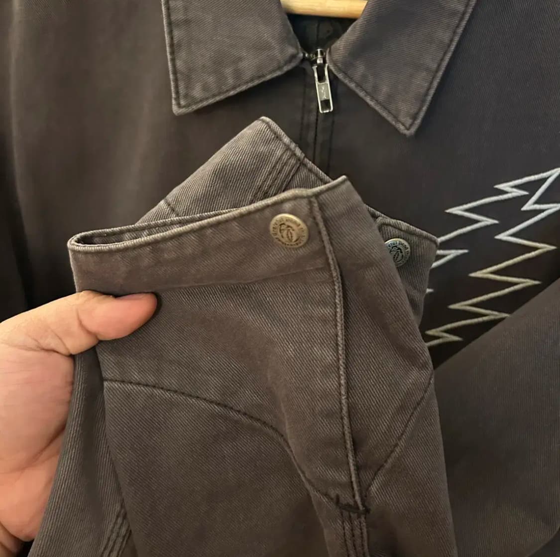 [m] 디스이즈네버댓 그레이트풀데드 라이트닝 카펜터 자켓 상품이미지3