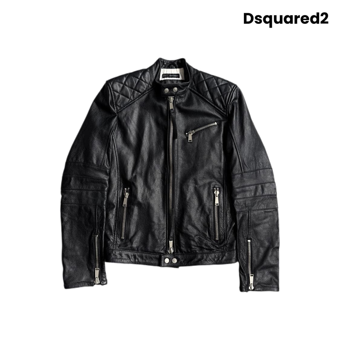 디스퀘어드 바이커 리얼레더 라이더 가죽 자켓 상품이미지1