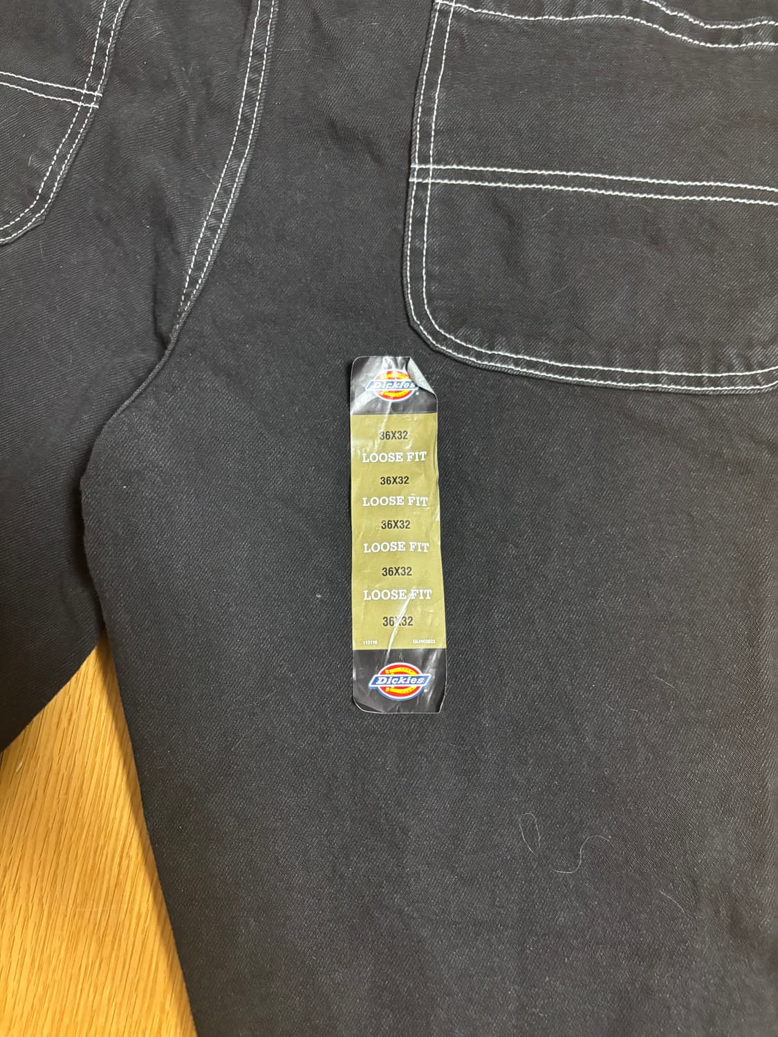 디키즈 더블니 85283 블랙 데님 / 루즈핏 상품이미지5