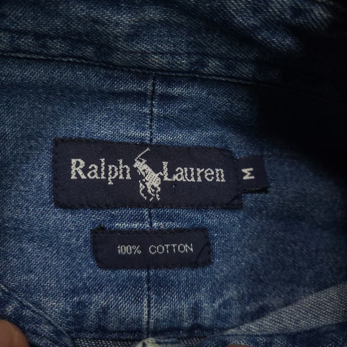 폴로 랄프로렌 여성 데님 셔츠 M 상품이미지4