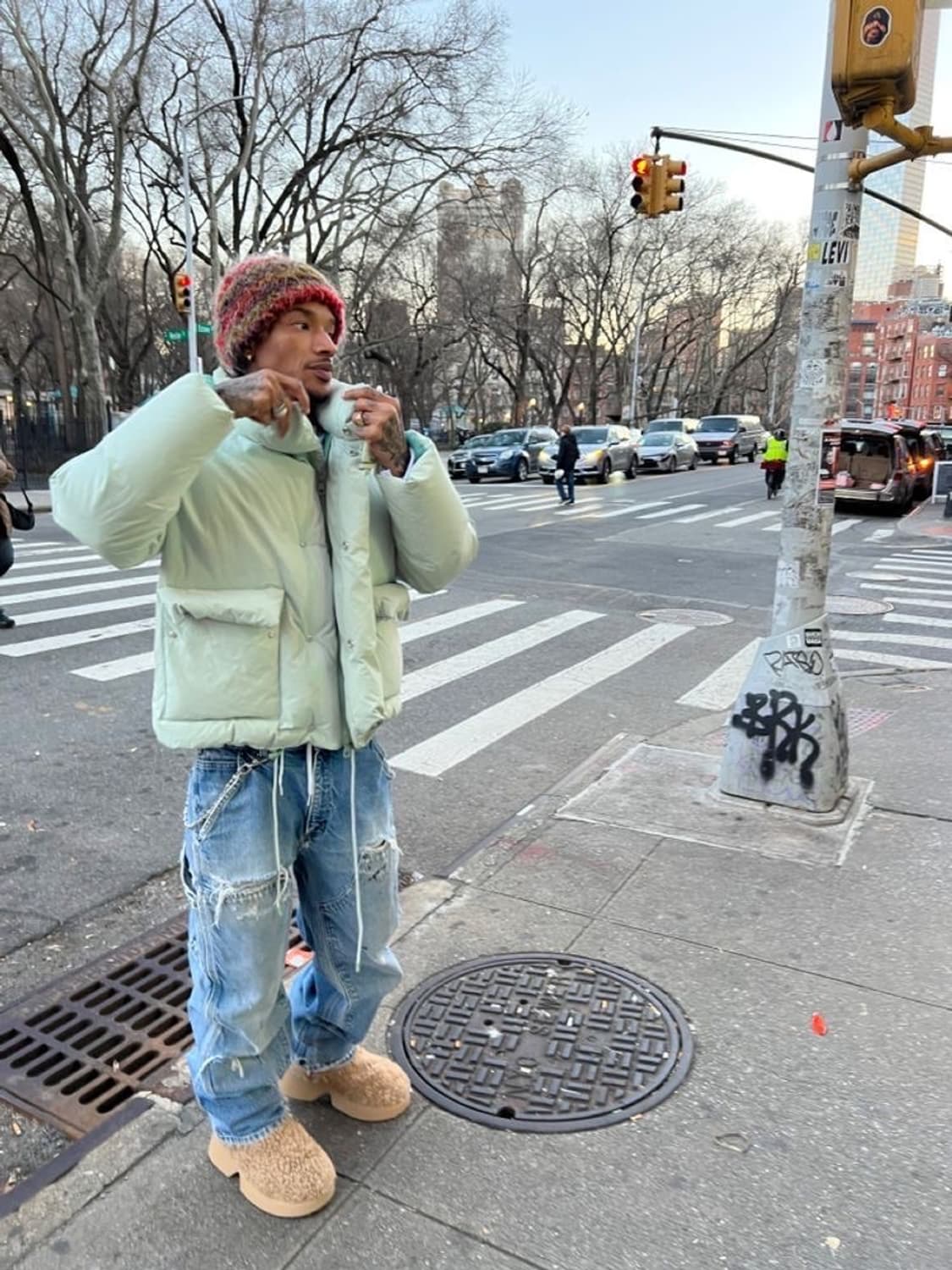 00’s OG 칼하트 데님 더블니 칼하트 B73 썩블니 상품이미지3