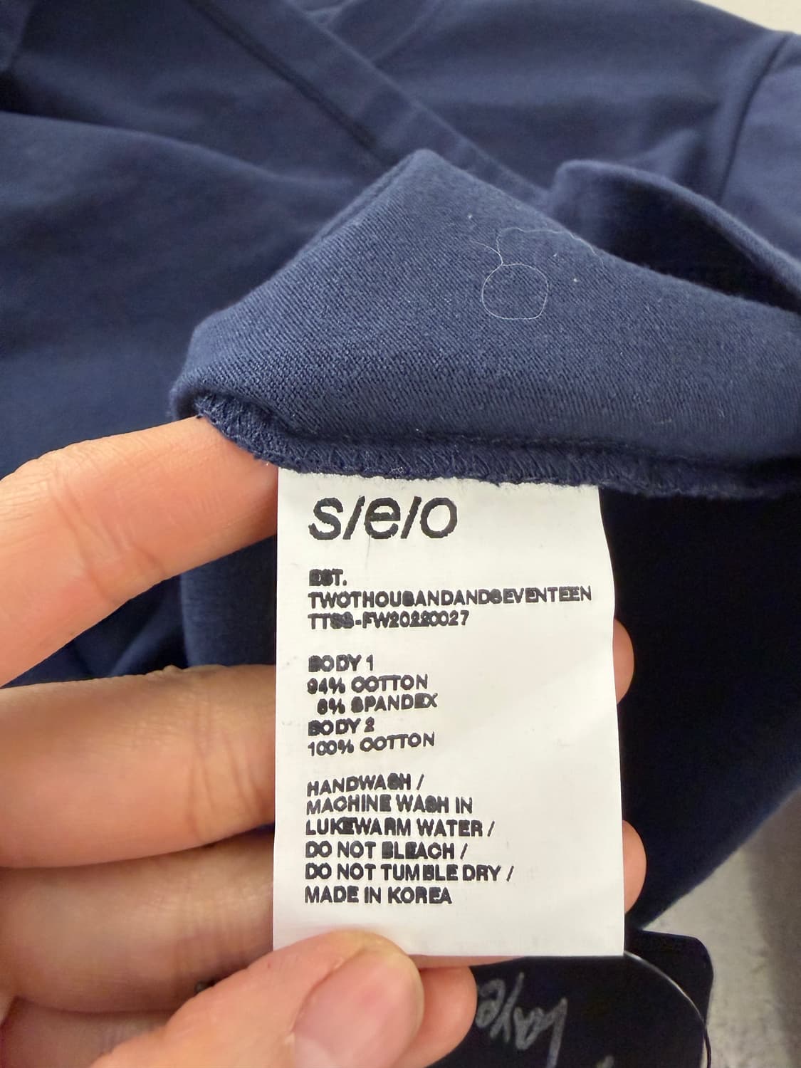 s/e/o layered crop long sleeve t-shirt 상품이미지6