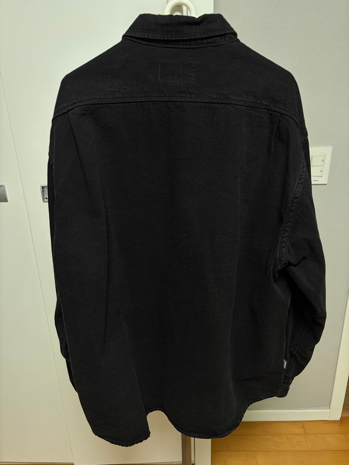 디스이즈네버댓 데님셔츠 블랙 L사이즈 상품이미지4