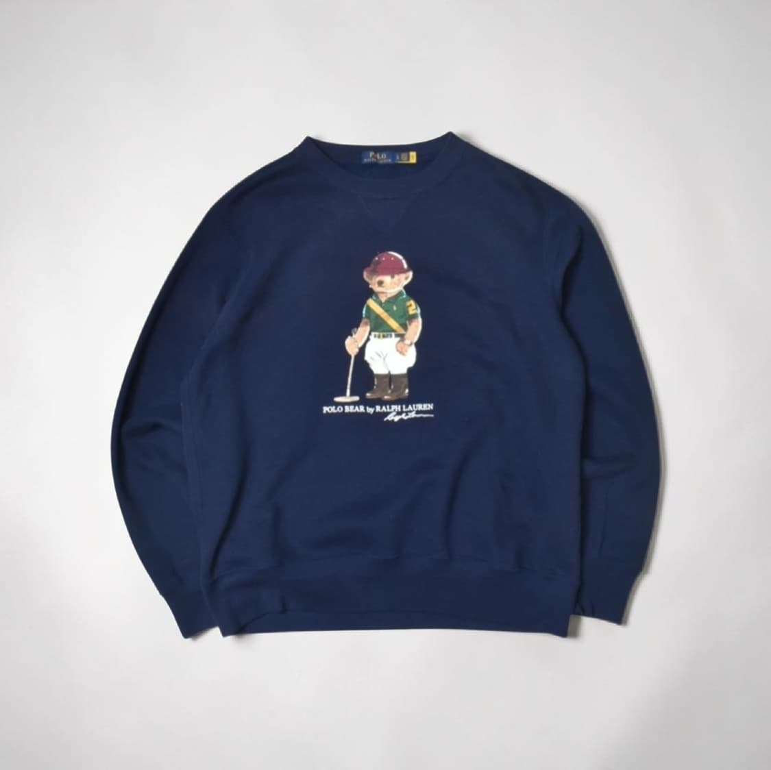 폴로 랄프로렌 큐알 베어 맨투맨 스웻셔츠 L M0109 상품이미지2