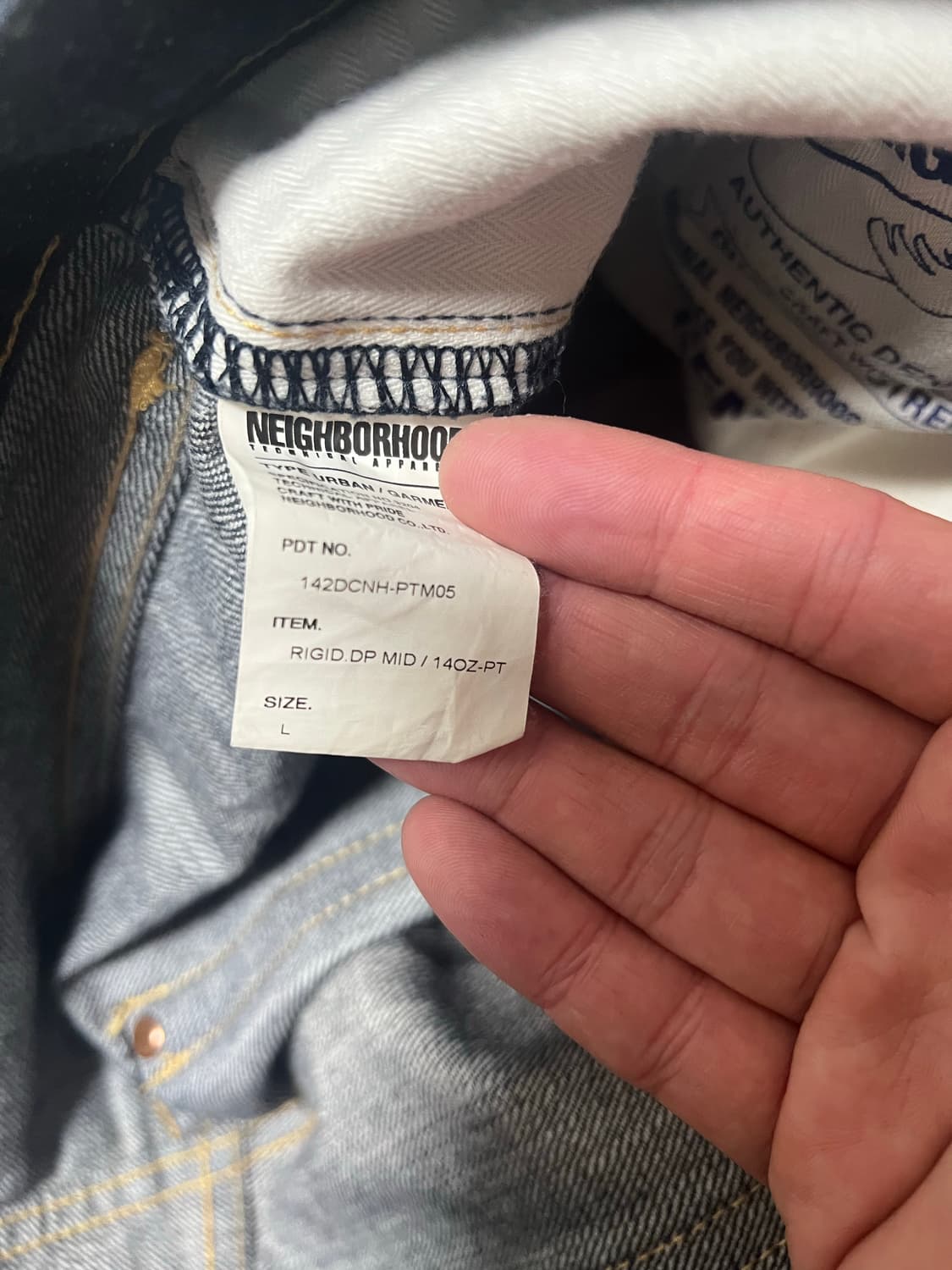 네이버후드 14aw dp mid denim pants 상품이미지4