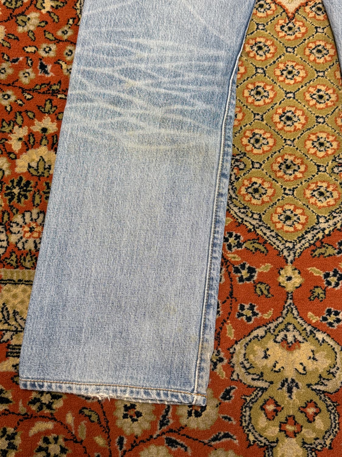 리바이스 빈티지 501 연청 스트레이트 데님팬츠 32x34 상품이미지4