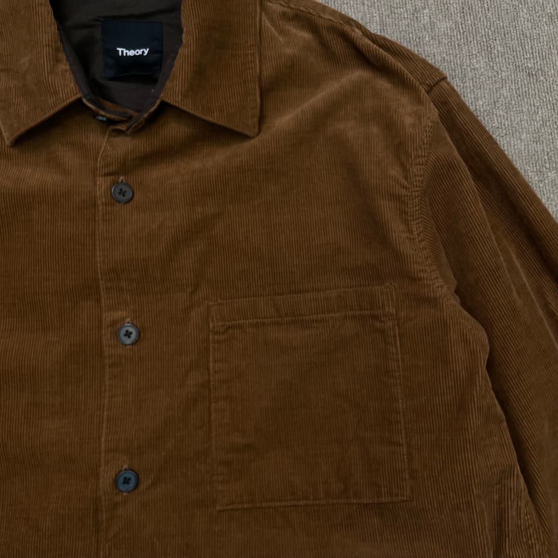 theory 띠어리 코듀로이 셔츠 자켓 m 상품이미지3