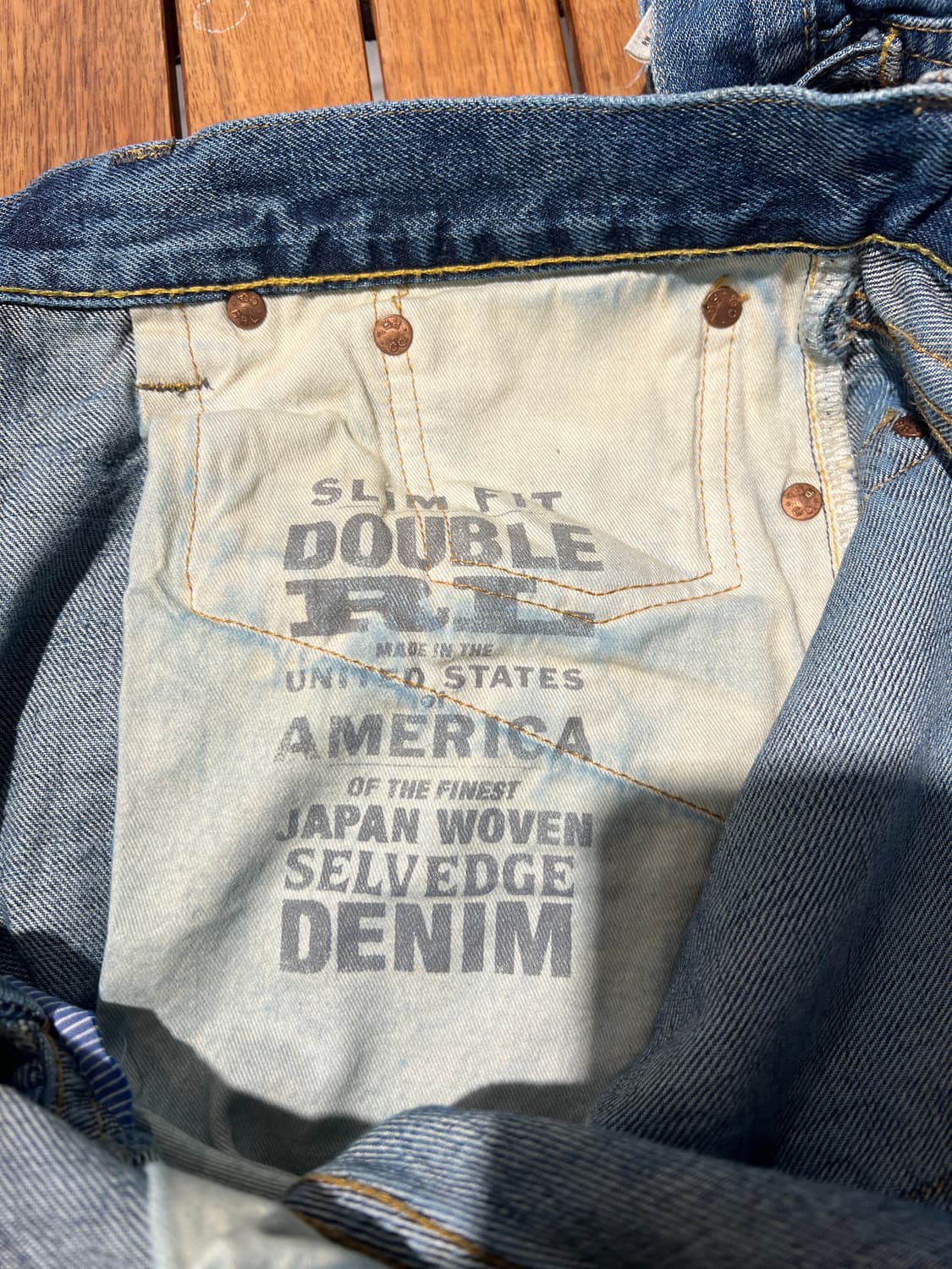 Rrl 메이드인USA 초기형 슬림핏 데님판매합니다. 상품이미지6