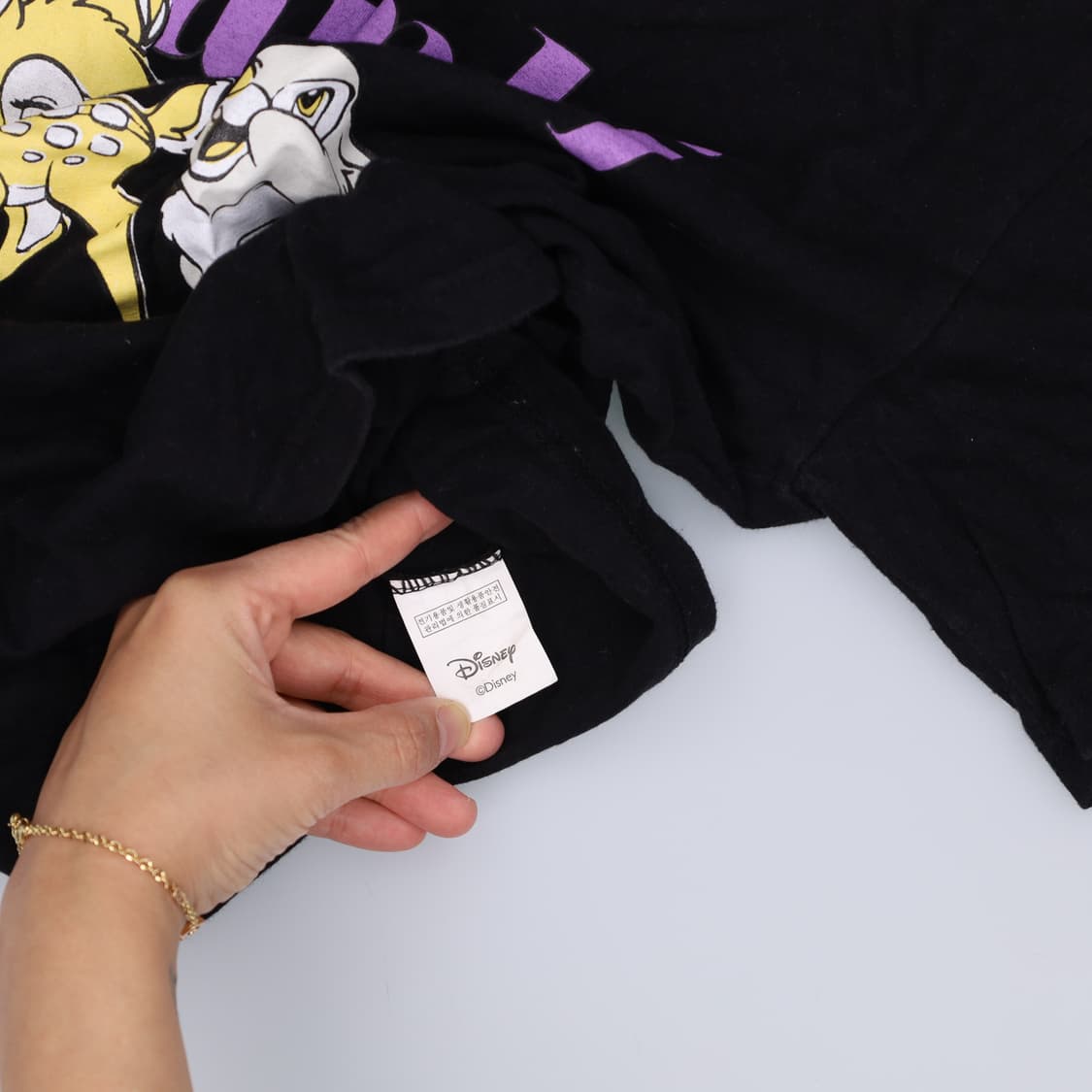 실측확인 빈티지 디즈니 반팔 티 0430H 상품이미지4