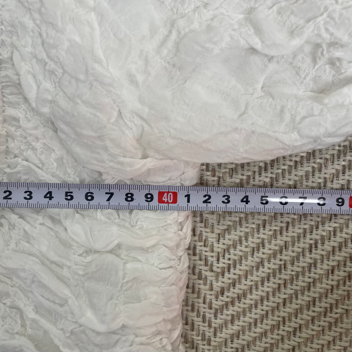 GUESS 게스 화이트 크롭 블라우스 S 상품이미지7