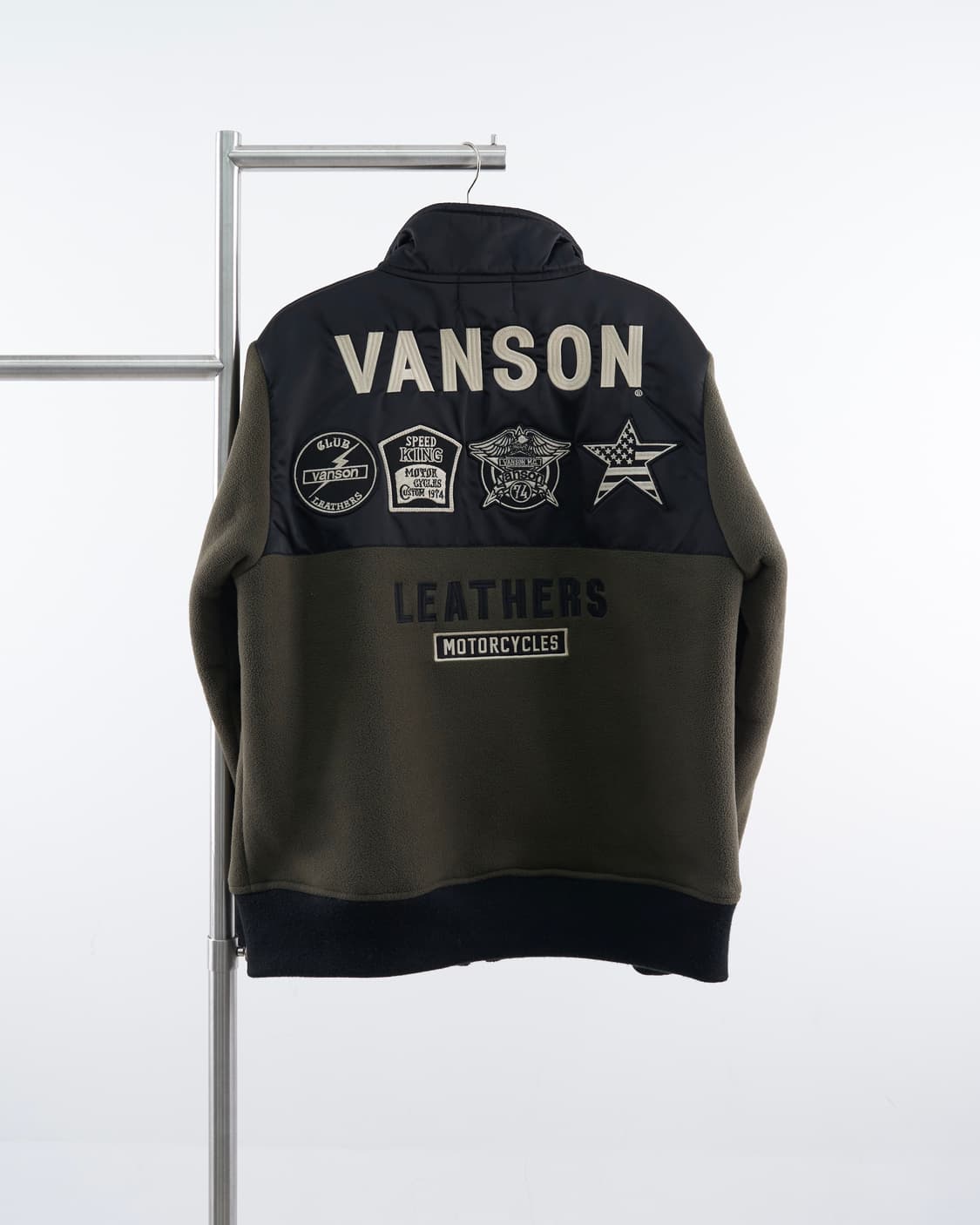 Vanson Leathers 라이더 본딩 양털 자켓 상품이미지2