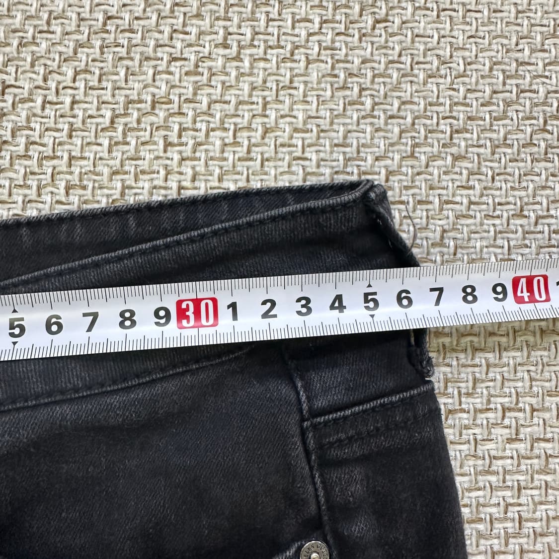 70 게스 블랙 진 부츠컷 팬츠 0401D 상품이미지6