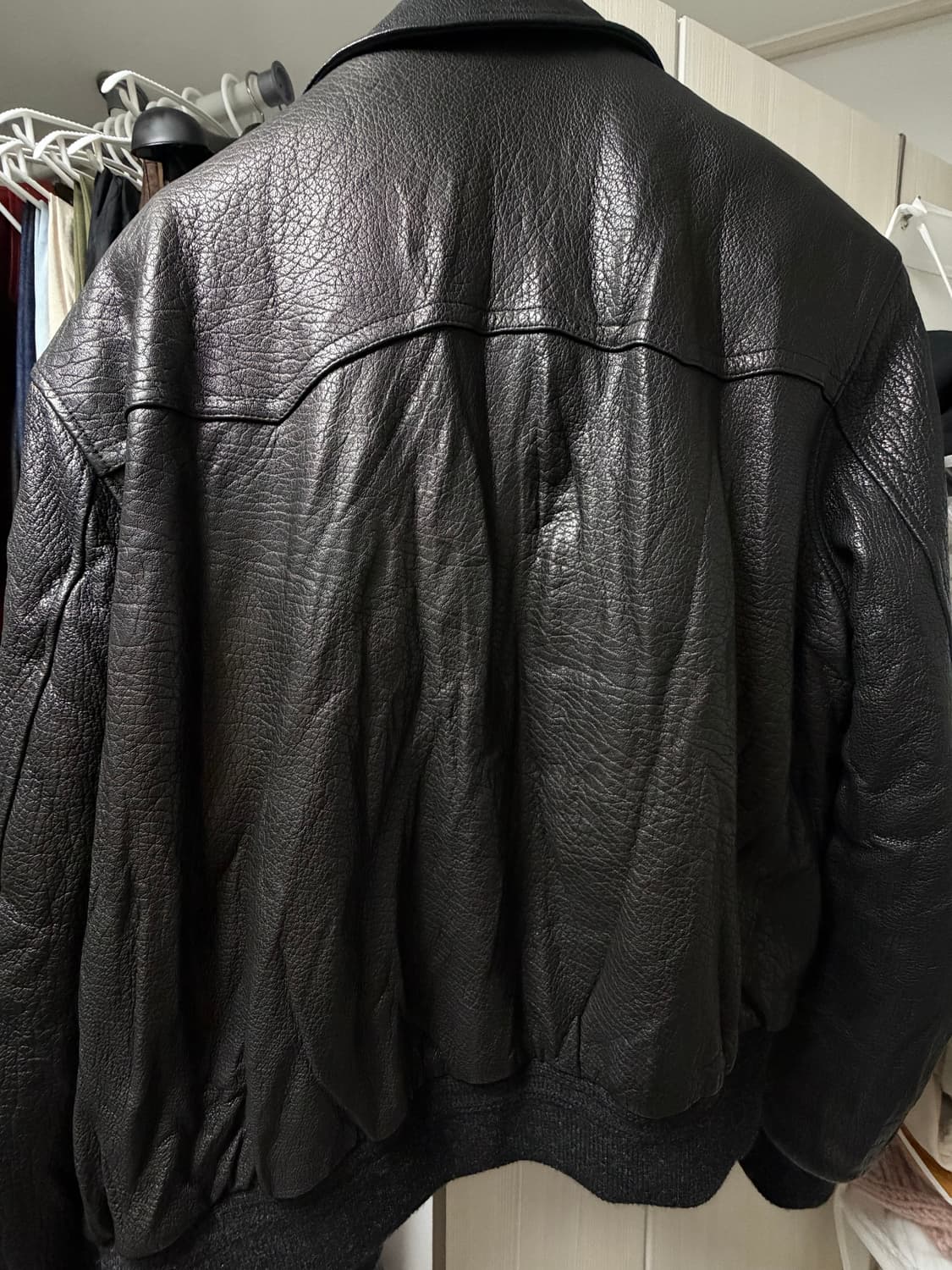 26SS 렉토 벤 크링클 레더 점퍼 / 새제품 / XL / 싸게 처분 상품이미지2