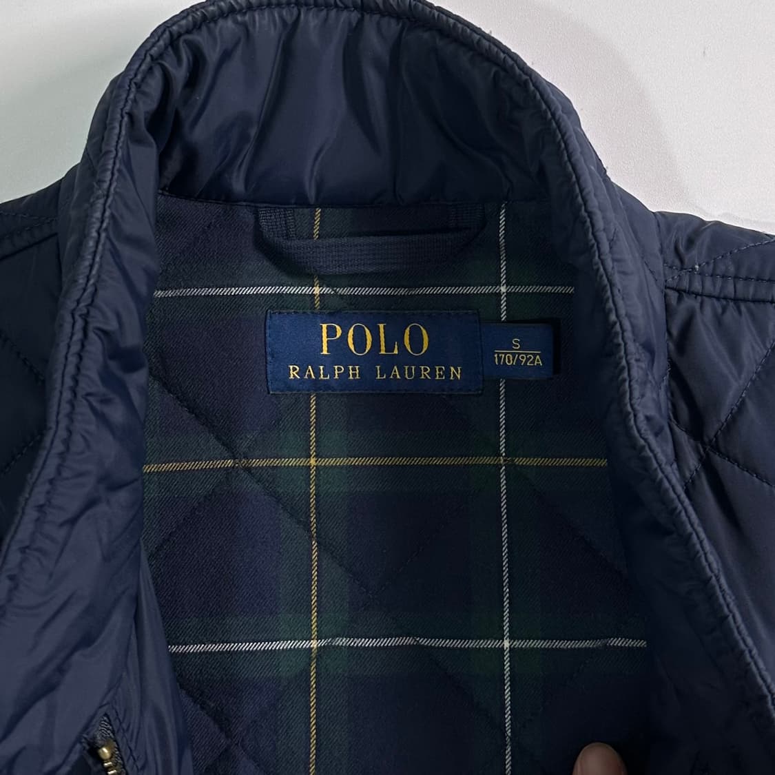 폴로 랄프로렌 네이비 퀼팅 헤링턴 자켓 상품이미지9