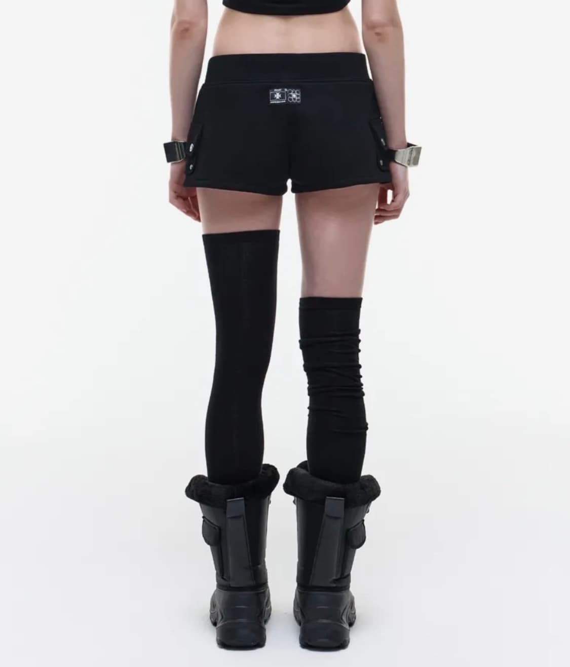 오퍼스0012 마이크로 카고 숏팬츠 블랙 상품이미지2