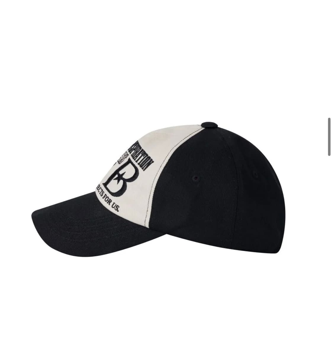 [바우프] B LOGO 볼캡 블랙 상품이미지3