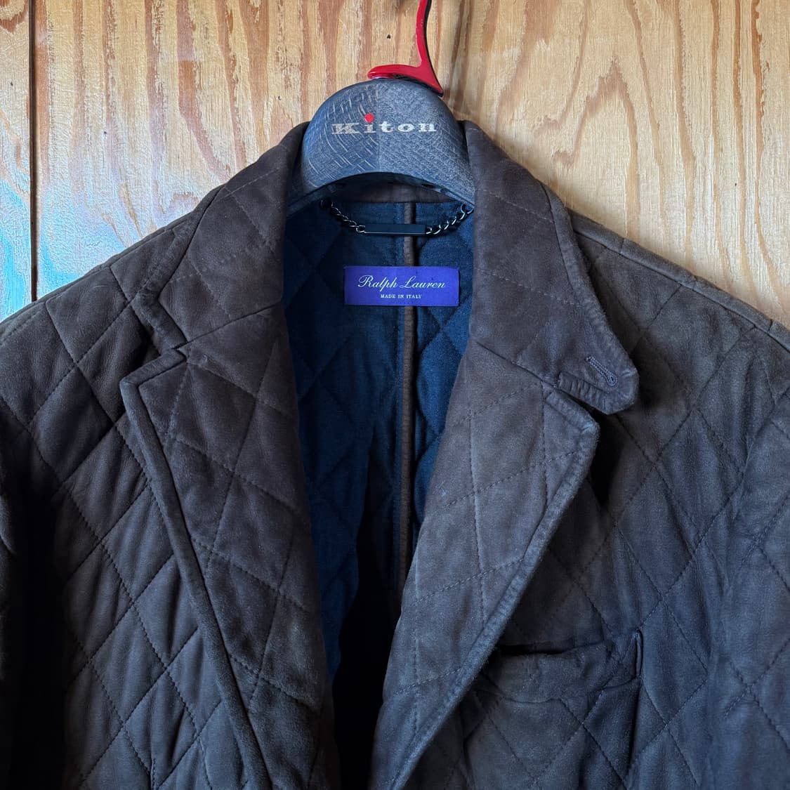 랄프로렌 퍼플라벨 램스킨 스웨이드 블레이저 자켓 상품이미지6