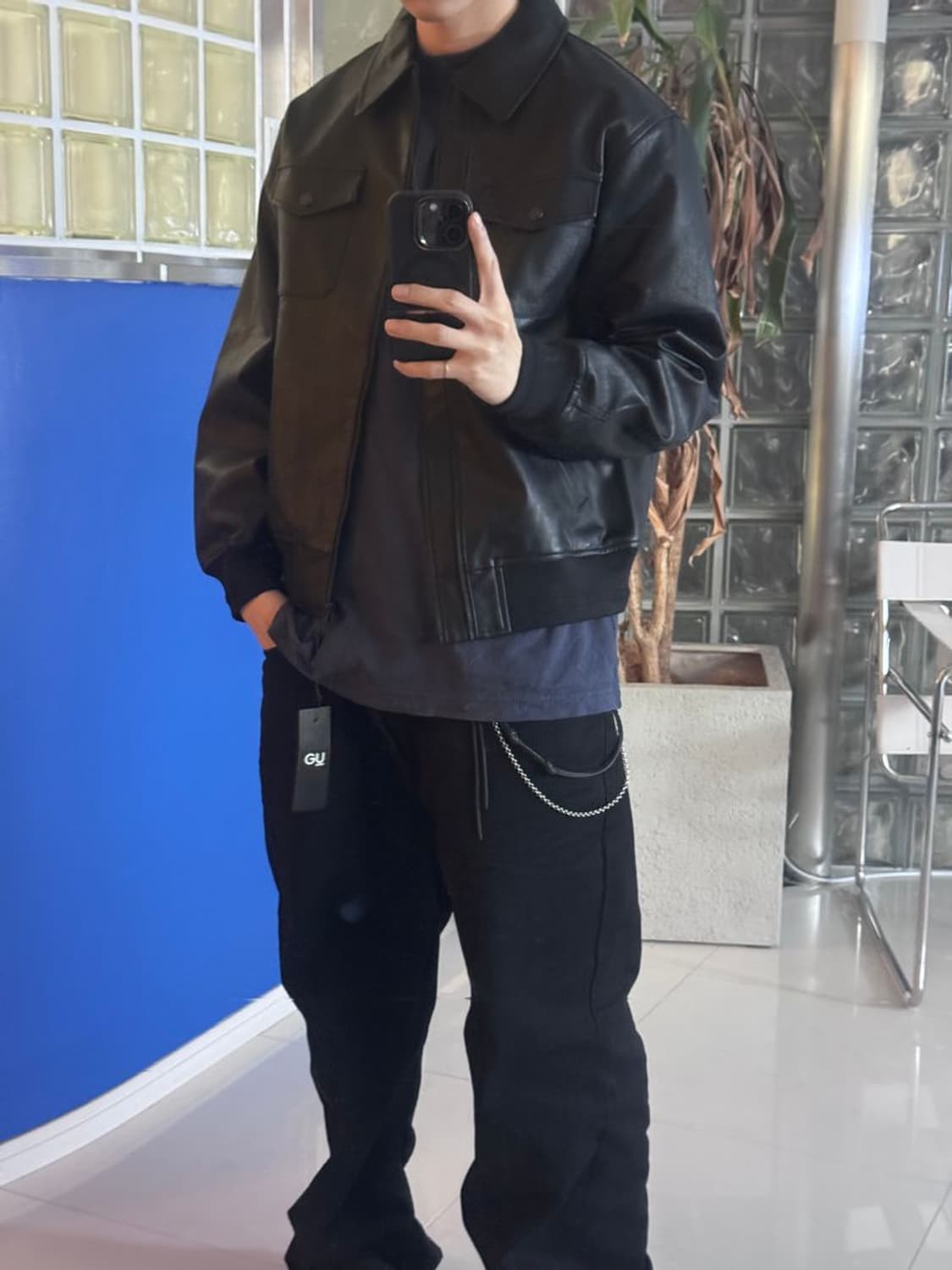 ZIP UP BLOUSON 지퍼형 블라우스 상품이미지1