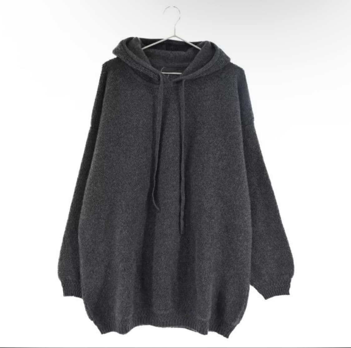 [M] 3man 캐시미어 후드 차콜 상품이미지1