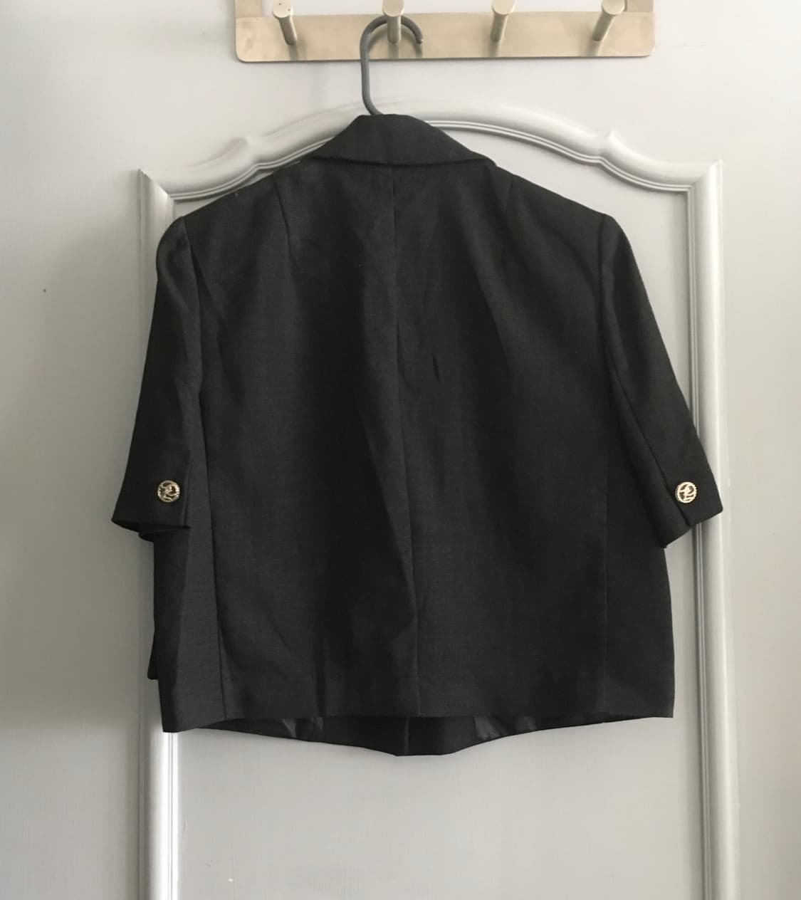 22ss 주크 ZOOC 레터링 포인트 린넨 크롭자켓 55사이즈 상품이미지5