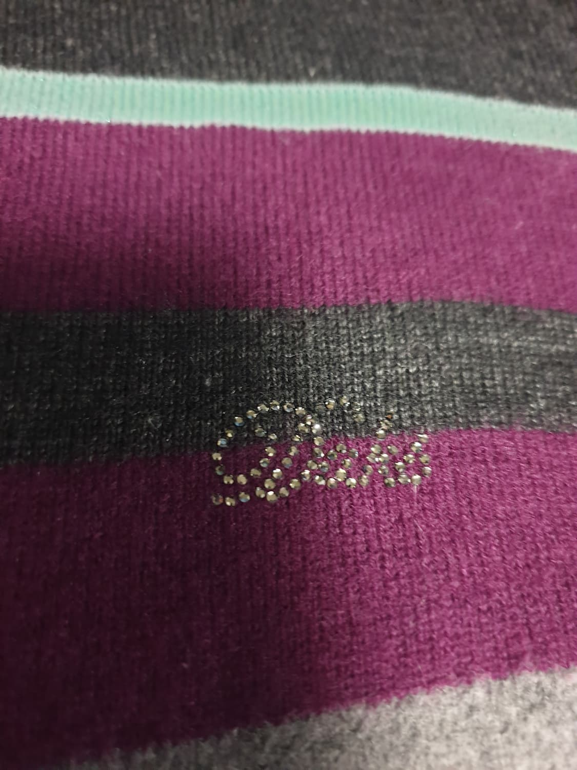 닥스 골프 우먼 스트라이프 울혼방 니트 (95) 상품이미지2