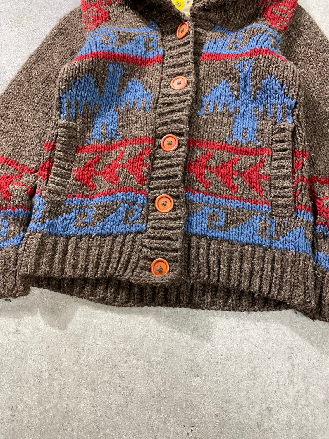 [M] Ray beams 레이빔즈 페루 메이드 코위찬 가디건 상품이미지3