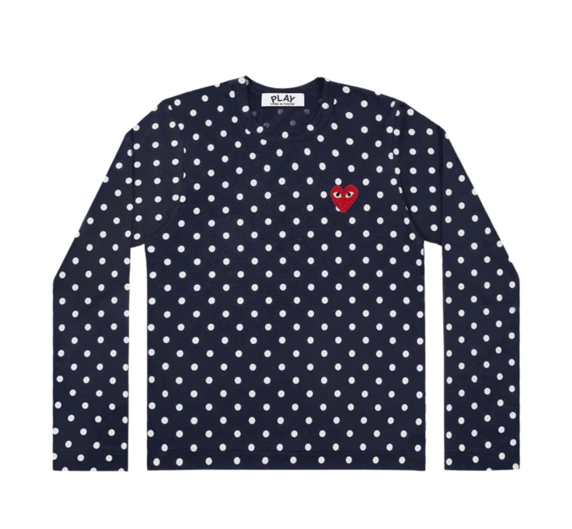 꼼데가르송 도트무늬 롱슬리브 상품이미지1