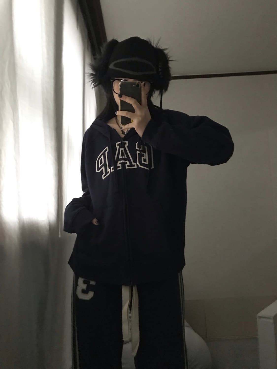 갭 네이비 후드집업 상품이미지3