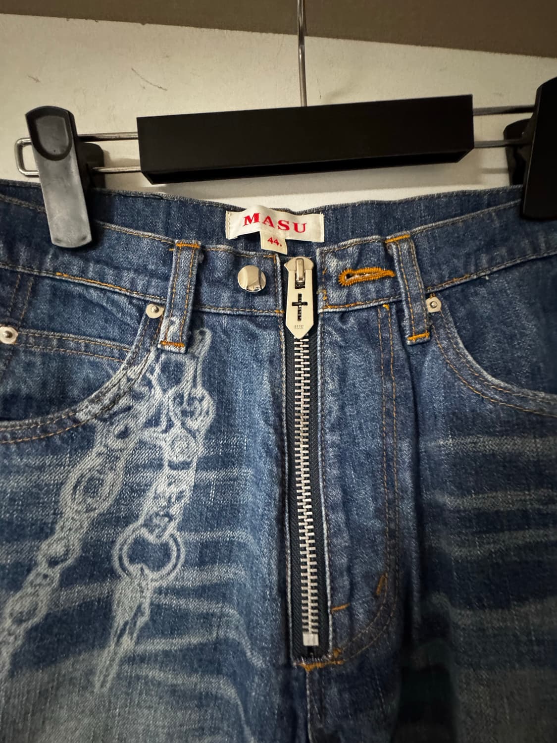 마수 masu washed denim 데님 팬츠 상품이미지2