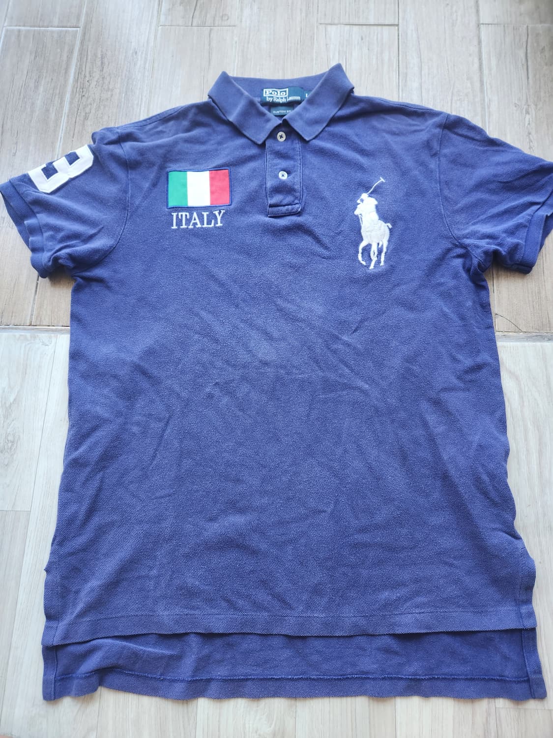 폴로 랄프로렌 빅포니 반팔 PK티 이탈리아 L 상품이미지1