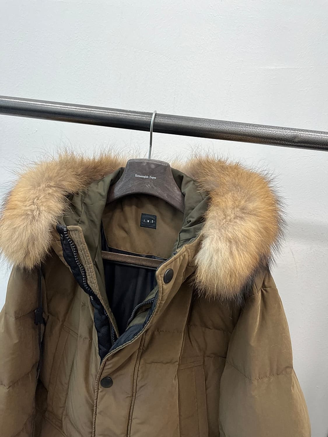 105-110) 인터매조 라쿤퍼 하프다운  상품이미지4